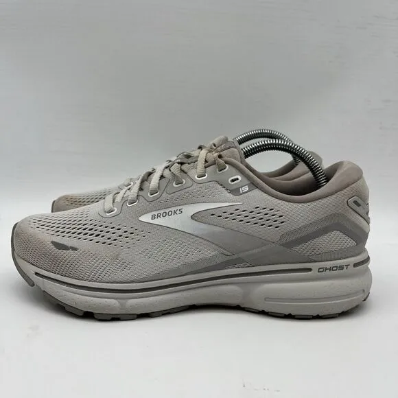 Brooks Ghost 15 Women's 9 D Wide Triple Gray Running Training Shoes