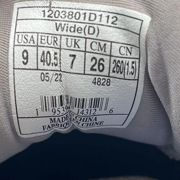 Brooks Ghost 15 Women's 9 D Wide Triple Gray Running Training Shoes