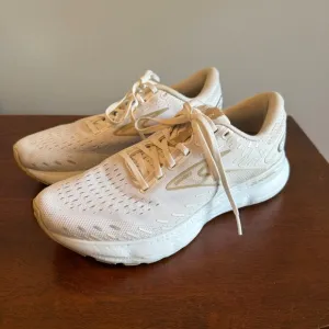 Brooks Glycerin 20 White Athletic Shoes Size 9