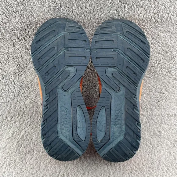 Brooks Launch 9 Running Shoes Men's 12 Orange Navy Performance Training Outdoor