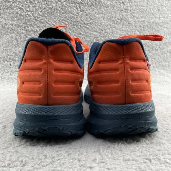 Brooks Launch 9 Running Shoes Men's 12 Orange Navy Performance Training Outdoor