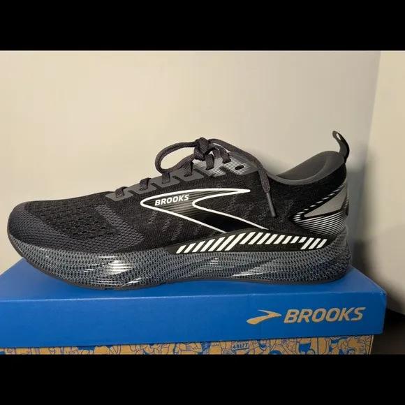 Brooks Levitate GTS 6 Running Shoes Sneakers Black Pearl/Ebony/White Men’s 11.5