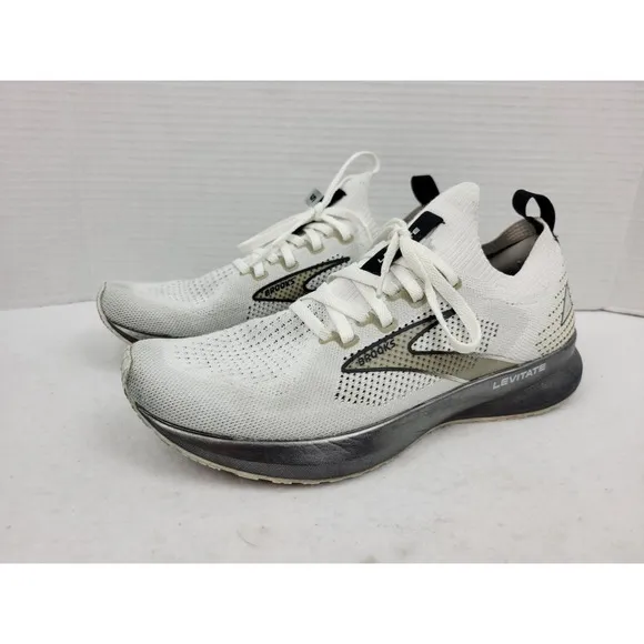 Brooks Levitate Stealthfit 5 Women's Size 8.5 Running Shoes White Energize