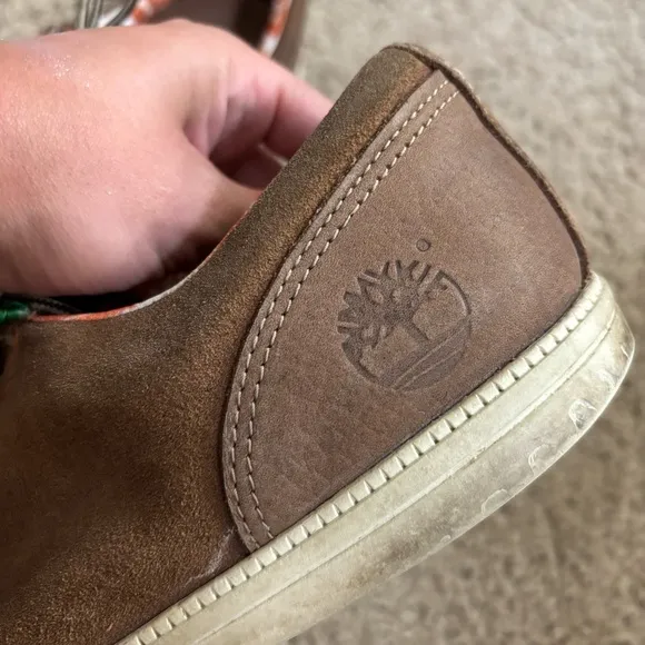 Brown Leather Men's Shoes TIMBERLAND men’s size 9.5 adventure sneaker