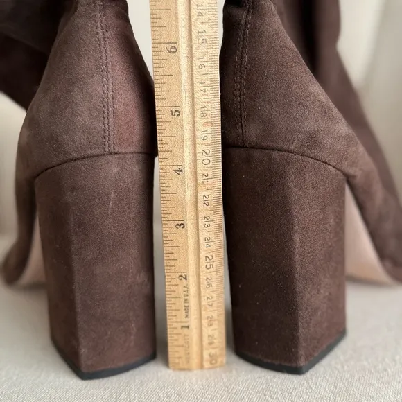Brown Suede boots soft Heels