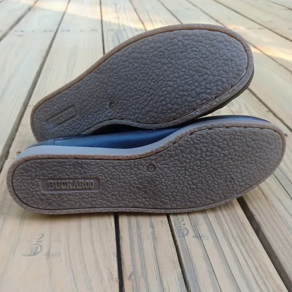 Buckaroo Brown Men's Moc Toe Casual Shoes Sz 43/ 9
