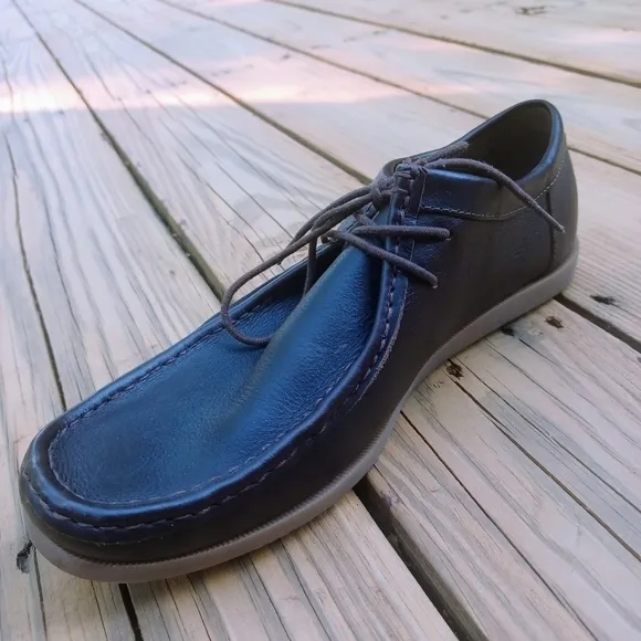 Buckaroo Brown Men's Moc Toe Casual Shoes Sz 43/ 9