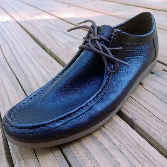 Buckaroo Brown Men's Moc Toe Casual Shoes Sz 43/ 9