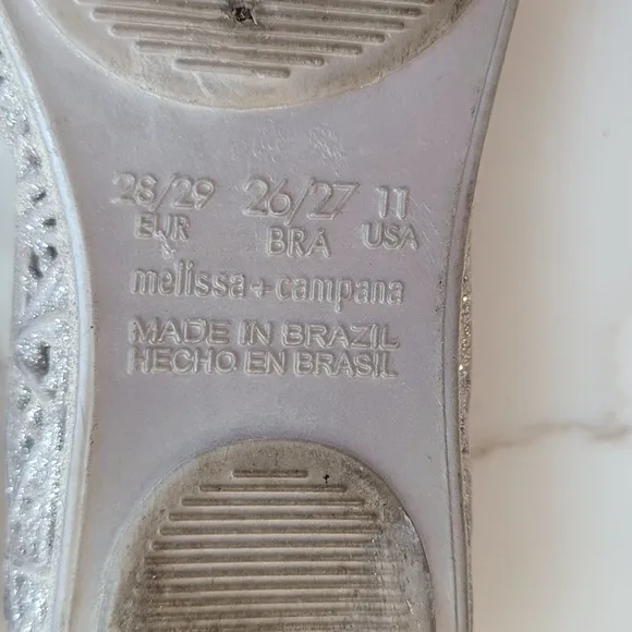 Bundle Of Girl's Summer Shoes, Including Mini Melissa's, Size 11
