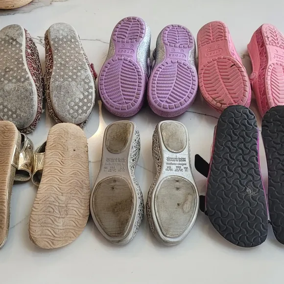 Bundle Of Girl's Summer Shoes, Including Mini Melissa's, Size 11