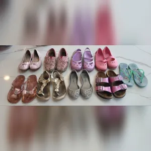 Bundle Of Girl's Summer Shoes, Including Mini Melissa's, Size 11