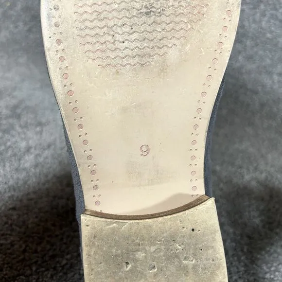 CALTO 2.8” Elevator Height Oxford Gray Cap Toe Laced Dress Shoes Men’s Size 9