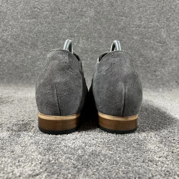 CALTO 2.8” Elevator Height Oxford Gray Cap Toe Laced Dress Shoes Men’s Size 9
