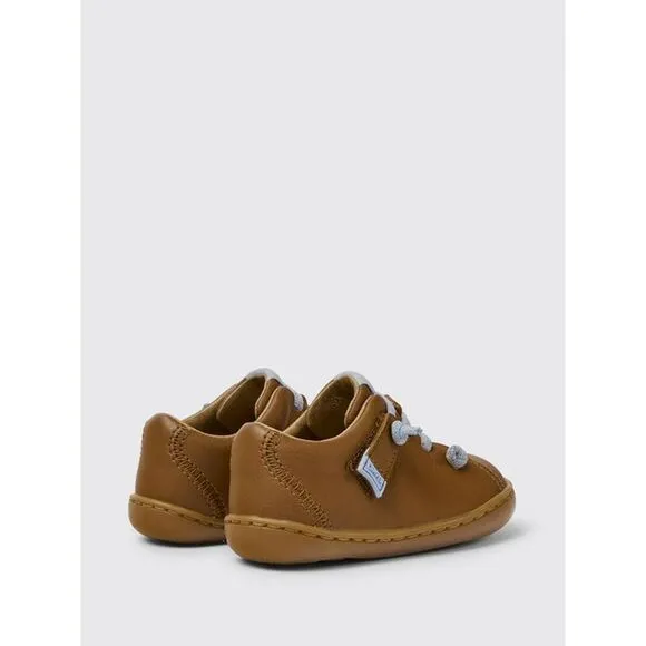 Camper Peu Cami Brown Leather Baby Shoes Kids Footwear