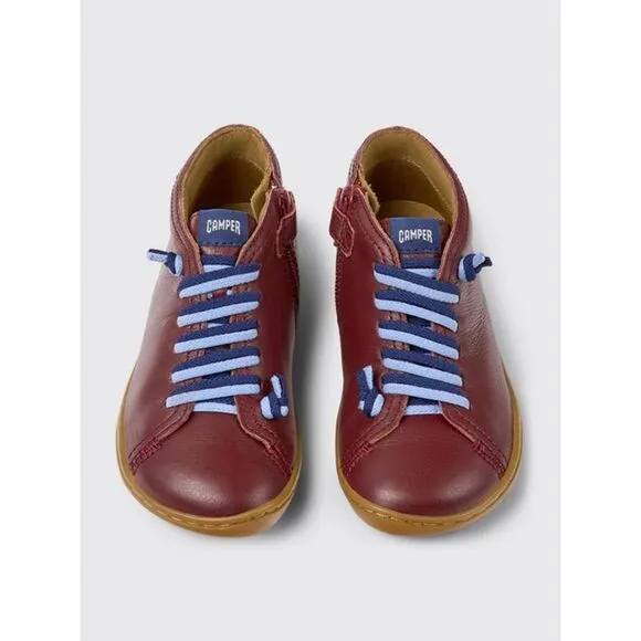 Camper Shoes kids Burgundy Sneakers