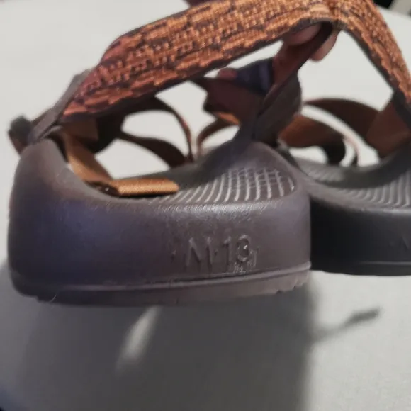Chaco Men's Classic Performance footwear Outdoor Brown Hiking Sandal Shoes Sz 13