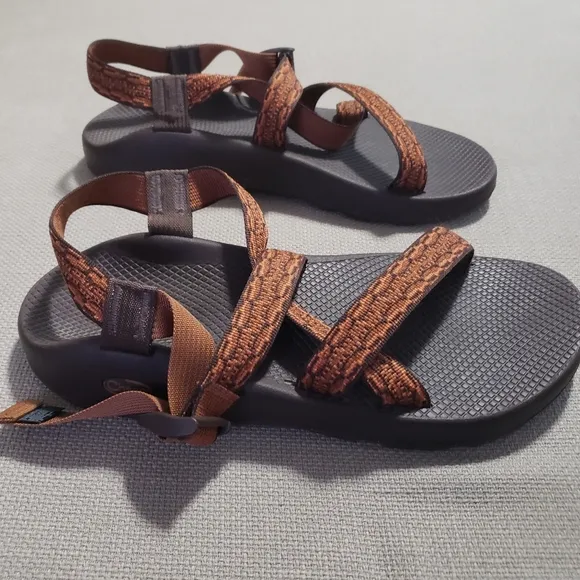 Chaco Men's Classic Performance footwear Outdoor Brown Hiking Sandal Shoes Sz 13