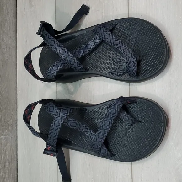 Chaco Mens Classic Z/2 Outdoor Hiking Stepped Navy  Sandals shoes sz 10