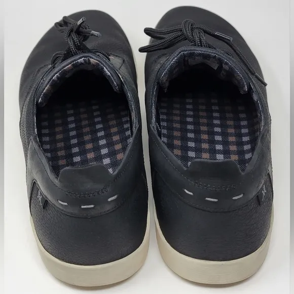 Chaco Men's Davis Lace Black Leather Casual Sneakers Shoes Size 14 US J106259