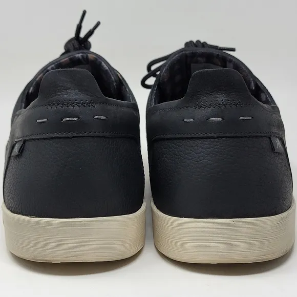 Chaco Men's Davis Lace Black Leather Casual Sneakers Shoes Size 14 US J106259