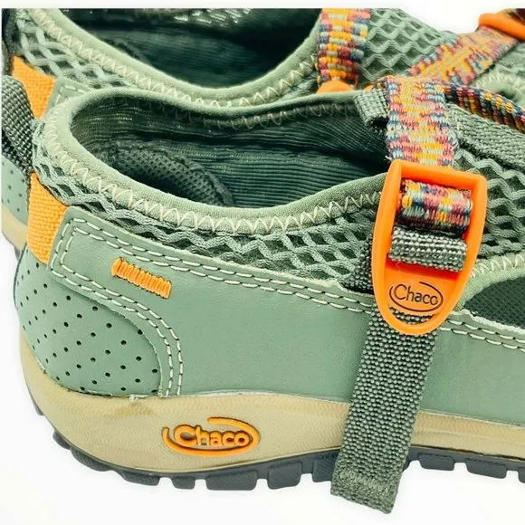 Chaco Odyssey Waterproof Hiking Sneakers Green Size 1 Kids Low Top Shoes NWOT