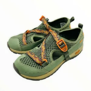 Chaco Odyssey Waterproof Hiking Sneakers Green Size 1 Kids Low Top Shoes NWOT