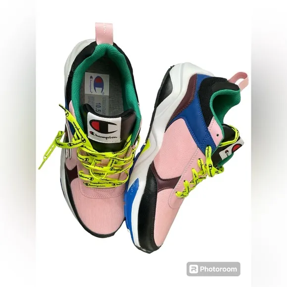 CHAMPION 93 Eighteen Block Multi-Color Shoes J640-0818 NAN’AN Men’s Size 10.5
