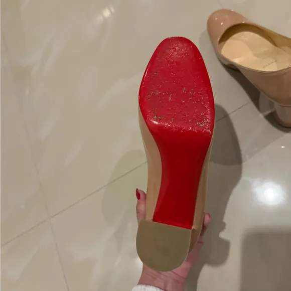 Christian Louboutin Tan Heels Classic Design