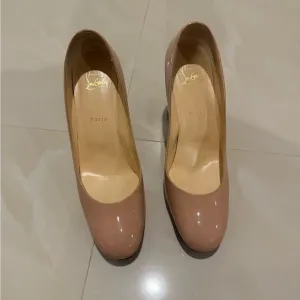Christian Louboutin Tan Heels Classic Design