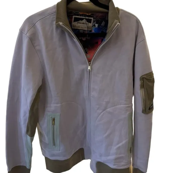 Christopher Bevans X Eddie Bauer Jacket New Large Woman’s Beautiful Inside Desig