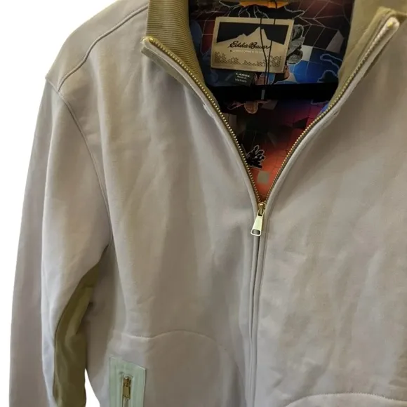 Christopher Bevans X Eddie Bauer Jacket New Large Woman’s Beautiful Inside Desig