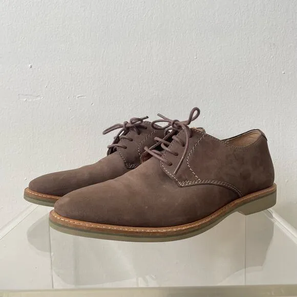 Clarks men’s artisan lace up shoe brown suede size 8