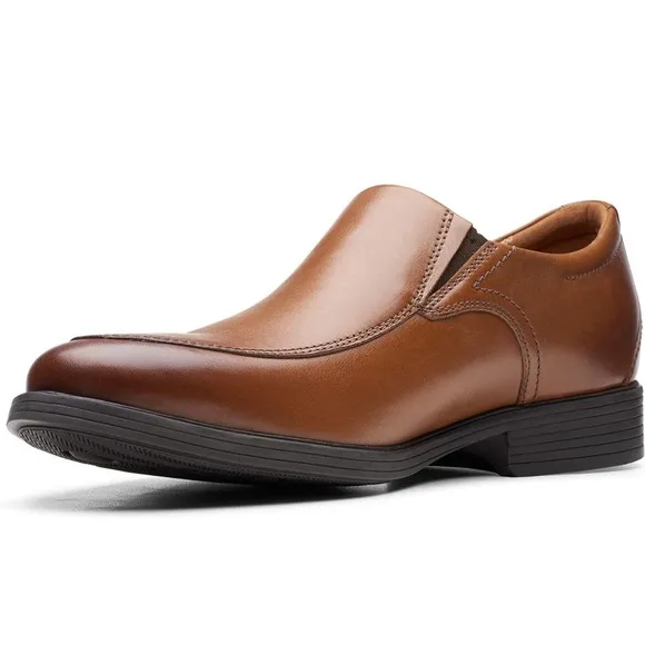Clarks Men's Whiddon Step Loafer Shoes SZ 8 M - Leather, Comfortable Slip-On&quot;