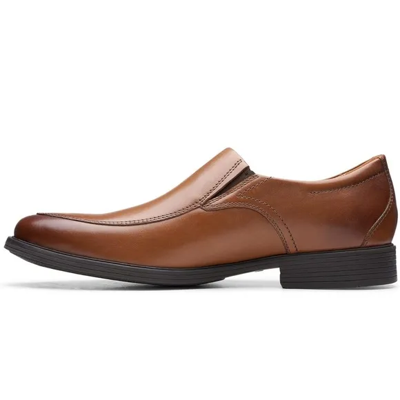 Clarks Men's Whiddon Step Loafer Shoes SZ 8 M - Leather, Comfortable Slip-On&quot;