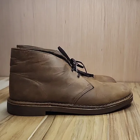 ❤️‍🔥CLARKS❤️‍🔥 ORIGINAL CLASSICS 100% GRAIN LEATHER CHUKKAS MENS SIZE 11 VGUC