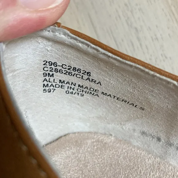 Cliffs by White Mountain Clara Ballet Flat, Tan, Size 9