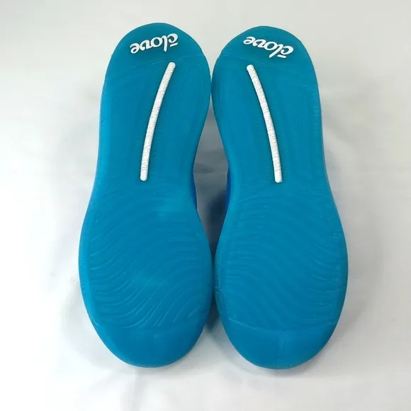 Clove Shoes Solo Auga Blue Healthcare Worker Comfortable Slip-on Sneakers Sz 8