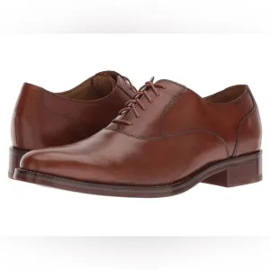 Cole Haan Brown Madison Plain Oxford Lace Up Leather Dress Shoes EUC Size 9.5