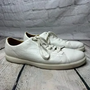 Cole Haan Crosscourt ll Casual Shoes Off White Leather Men's Size 12