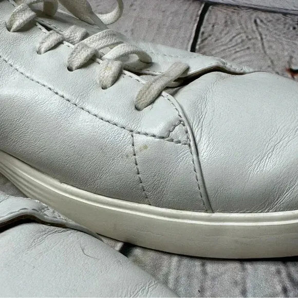 Cole Haan Crosscourt ll Casual Shoes Off White Leather Men's Size 12