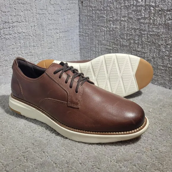 Cole Haan Grand Atlantic Men's Size 8M Brown Leather Casual Oxford Shoes C34853