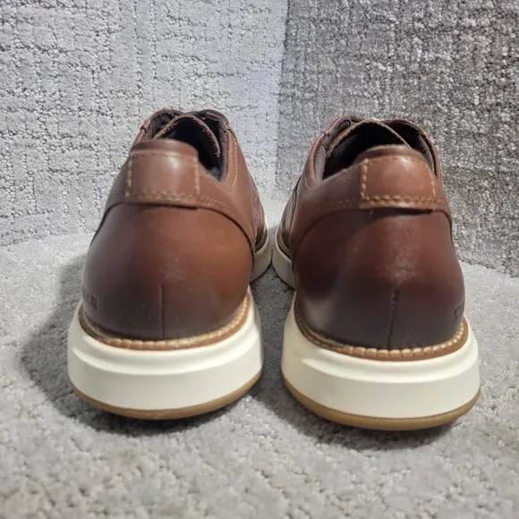 Cole Haan Grand Atlantic Men's Size 8M Brown Leather Casual Oxford Shoes C34853