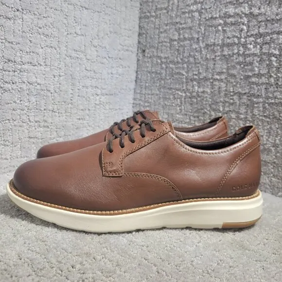Cole Haan Grand Atlantic Men's Size 8M Brown Leather Casual Oxford Shoes C34853