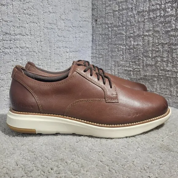 Cole Haan Grand Atlantic Men's Size 8M Brown Leather Casual Oxford Shoes C34853
