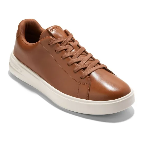 Cole Haan Grand Men's Brown Leather   360 Court Sneaker Tan Leather Size 10.5NEW