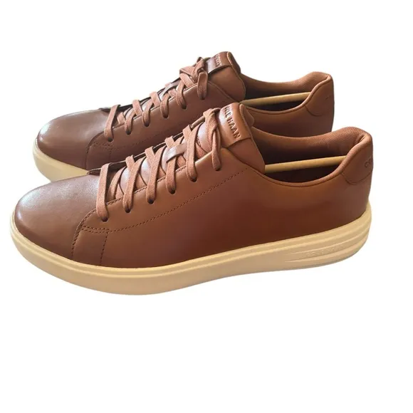 Cole Haan Grand Men's Brown Leather   360 Court Sneaker Tan Leather Size 10.5NEW