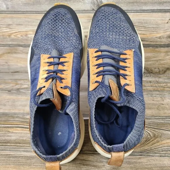 Cole Haan Grand  O.S. Blue/Tan Training Shoes Men's Size 9.5