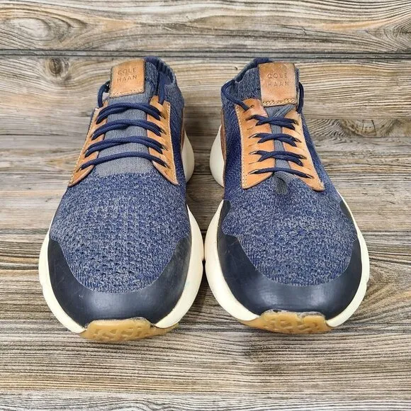 Cole Haan Grand  O.S. Blue/Tan Training Shoes Men's Size 9.5