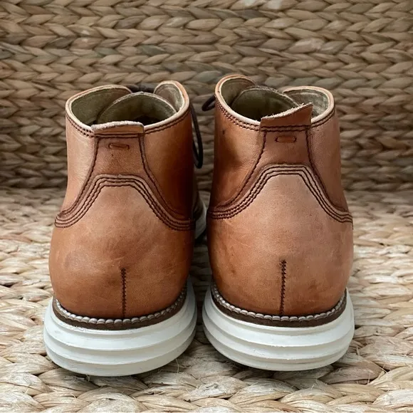 Cole Haan Grand OS Woodbury Ivory Remastered Waterproof Chukka Boot