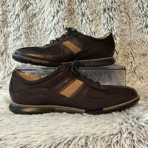 Cole Haan Grand.Os Men’s 10.5 Brown Tan Leather Suede Sneakers Casual Shoes